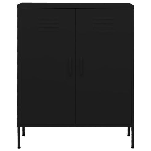 Lady Jillian -  Storage Cabinet Black 80x35x101,5 cm Steel - Model 3